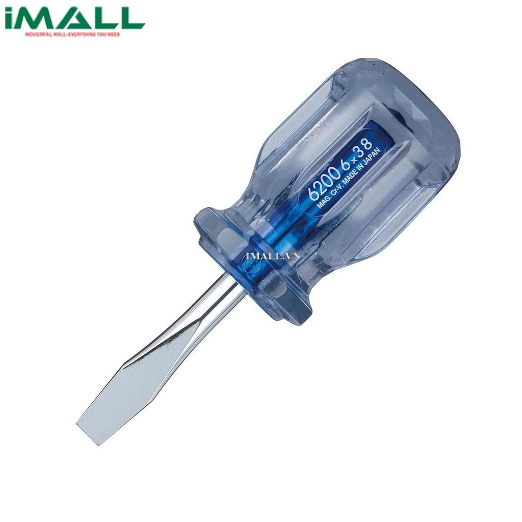 Tô vít 2 cạnh cán nhựa trong Vessel 6200 (6x38mm)