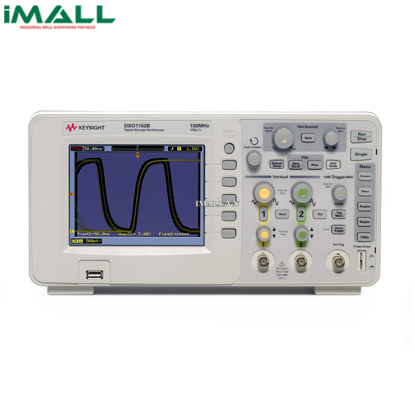 Máy hiện sóng số KEYSIGHT DSO1152B (150 MHz, 1 GSa/sec, 2 kênh)