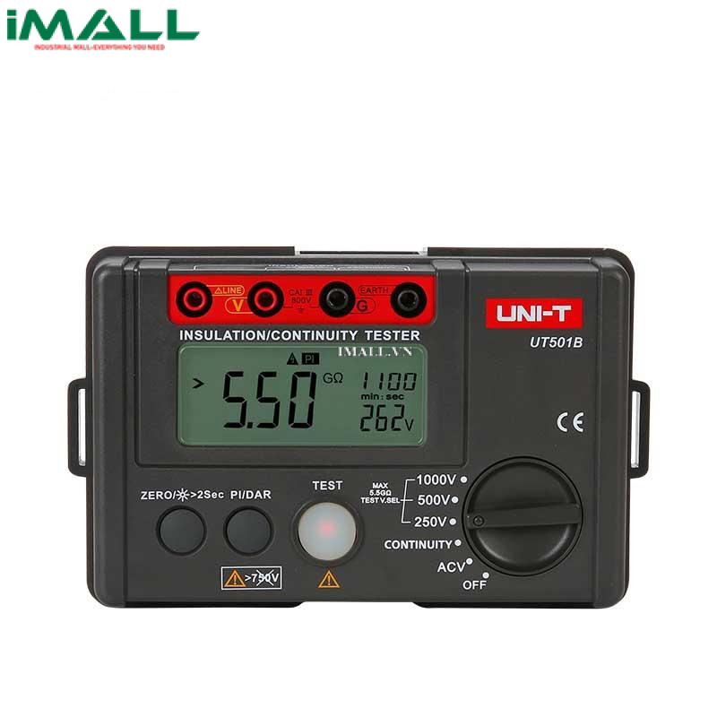 Máy đo điện trở cách điện UNI-T UT501B (250V~1000V, 5GΩ)