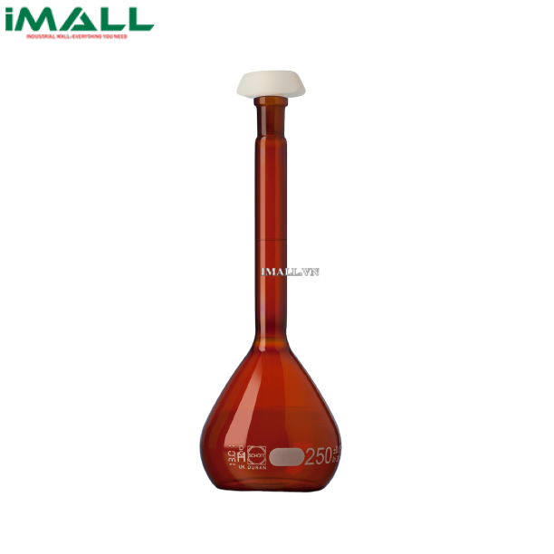Bình định mức nâu A, 100ml 12/21 Duran 246762458