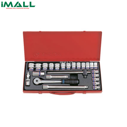 Bộ tuýp 24 chi tiết hệ mét Kingtony 4028MR02 (1/2")