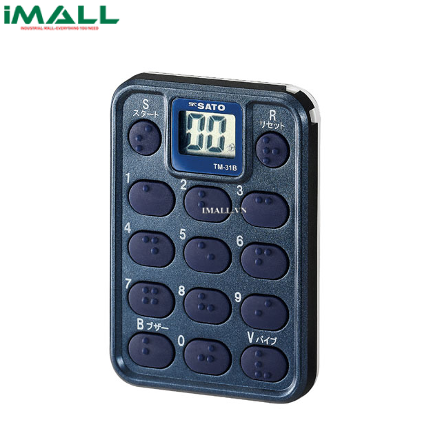 Đồng hồ bấm giờ bàn phím Bray skSATO TM-31 (1703-10, Xanh)