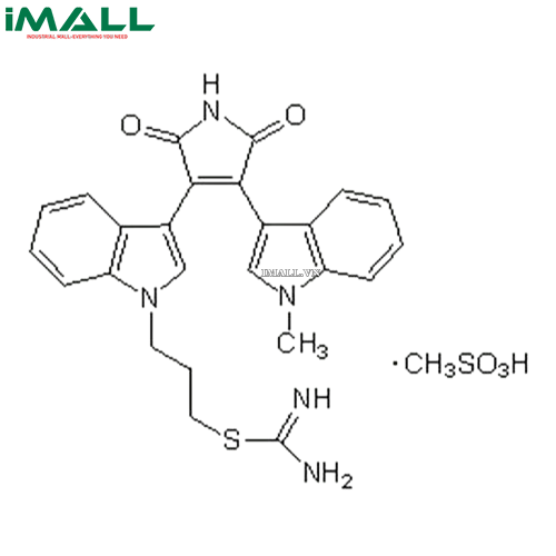 Hóa chất InSolution™ Ro-31-8220(C₂₅H₂₃N₅O₂S • CH₃SO₃H, ống nhựa 500 μg)  Merck 557521-500UG US1557521-500UG