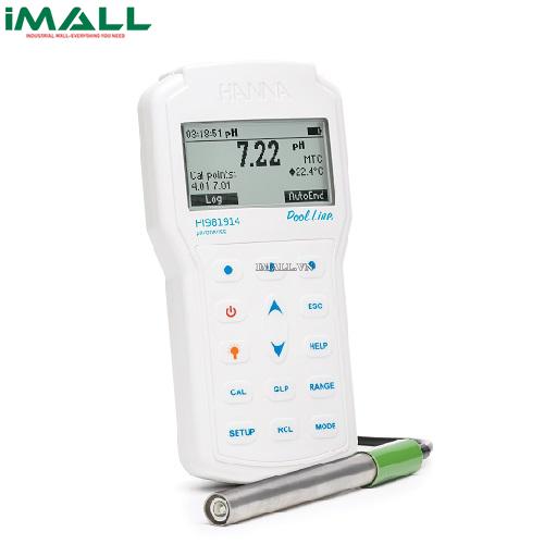 Máy Đo pH/ORP/ISE/Nhiệt Độ Chuyên Hồ Bơi HANNA HI981914