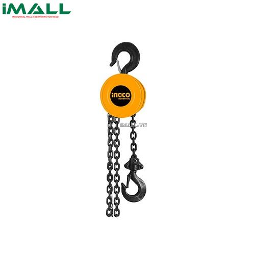 Pa lăng (bá lăng) xích 3m (1 tấn) INGCO HCBK0101