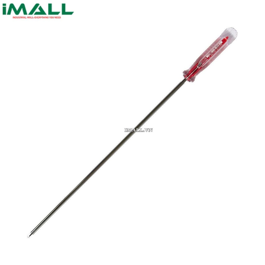 Tô vít 4 cạnh cán nhựa trong Vessel 6100 (No.2x250mm)