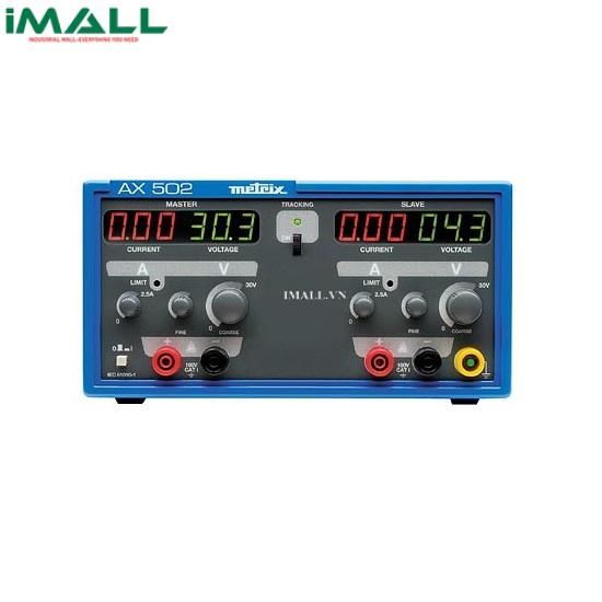Nguồn một chiều tuyến tính METRIX AX 502 (AX0502A, 30VDC/2.5A, 2 kênh)