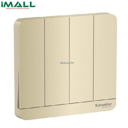 Mặt cho 4 công tắc Schneider E8334_WG_G19