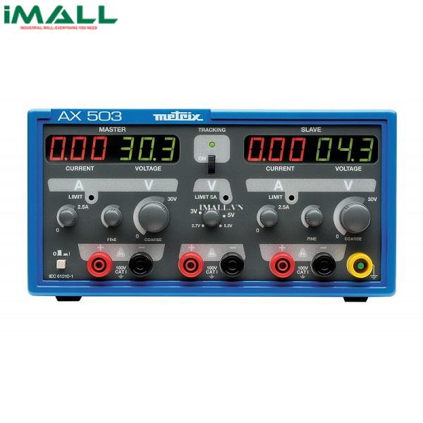 Nguồn một chiều tuyến tính METRIX AX 503 (AX0503A, 30VDC/2.5A, 3 kênh)