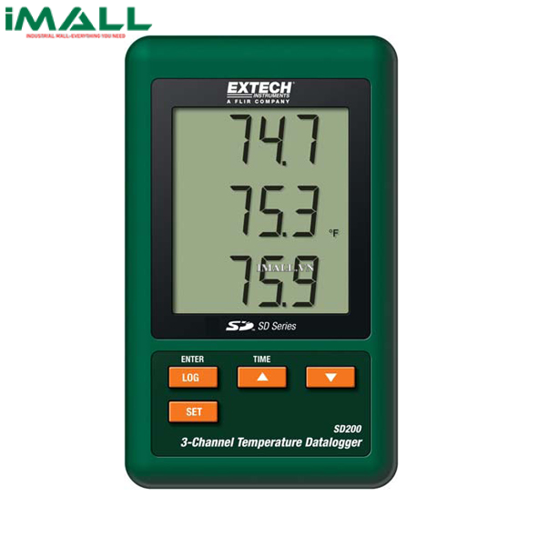 Máy đo nhiệt độ tiếp xúc 3 kênh Extech SD200 (datalogger)