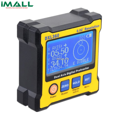 Máy đo góc điện tử đế từ Roeckle DXL360 V3.0 (360°/± 40°, 0.02°)
