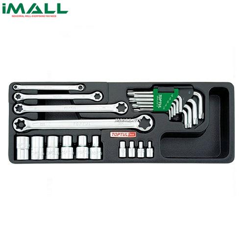 Bộ cờ lê, túyp, lục giác sao 23 chi tiết TOPTUL GAAT2302
