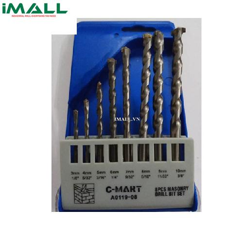 Bộ mũi khoan bê tông 8 chi tiết C-MART CA0119-08
