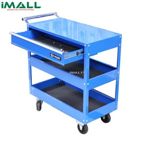 Xe đẩy công cụ 3 tầng kèm ngăn kéo C-MART L0054