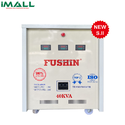 Biến áp 3P cách ly 380V/380V 25KVA-Dây Đồng Fushin S.IICC3P-25K(38/38)