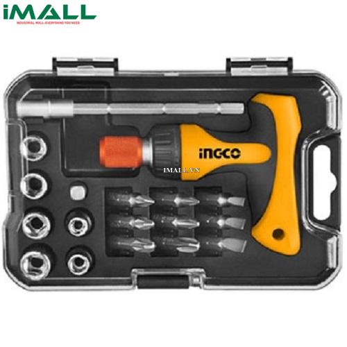 Bộ mũi vít và đầu tuýp 18 chi tiết INGCO HKSDB0181