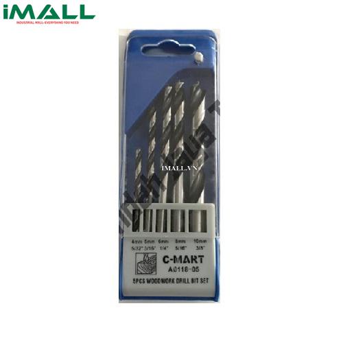 Bộ mũi khoan gỗ 5 chi tiết C-MART A0118-05