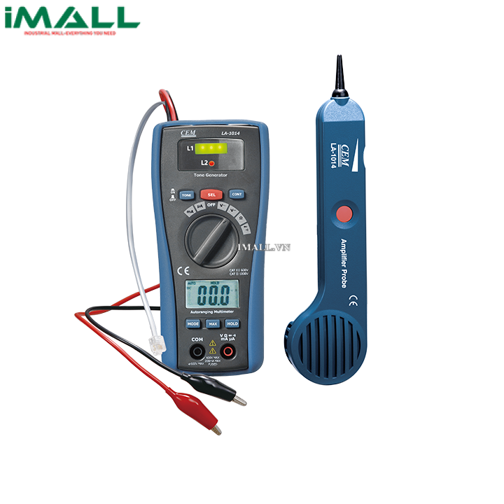 Đồng hồ vạn năng + Kiểm tra mạng LAN CEM LA-1014 (600V; 200mA; 20MΩ)