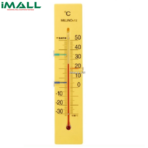 Nhiệt kế thủy ngân skSATO Miluno-TZ (1514-50) (-30~50°C) (Màu vàng)