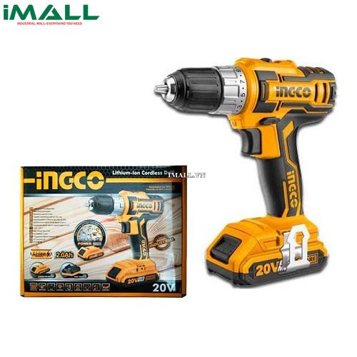 Máy khoan dùng pin (20V) INGCO CDLI20021