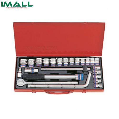 Bộ tuýp 24 chi tiết hệ mét Kingtony 4524MR (1/2")