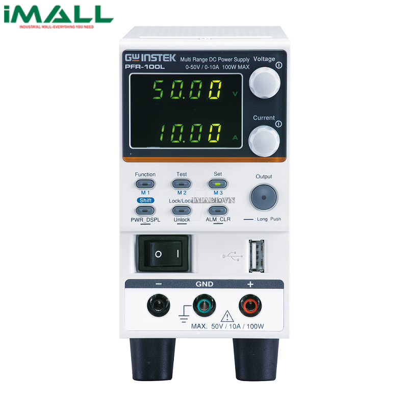 Nguồn 1 chiều DC GW INSTEK PFR-100L (50V, 10A, 100W)