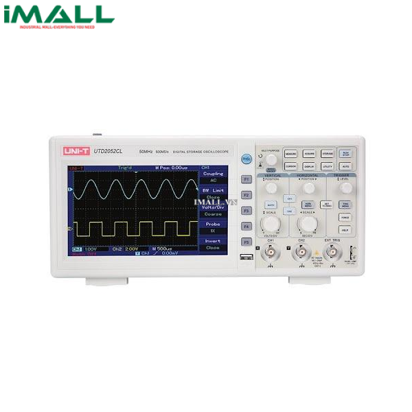 Máy hiện sóng số UNI-T UTD2052CL (50MHz, 2 Kênh, 500 MS/s)