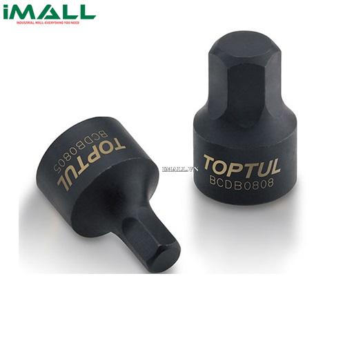 Tuýp lục giác đen 1/4" Dr. x 4mm Toptul BCDB0804