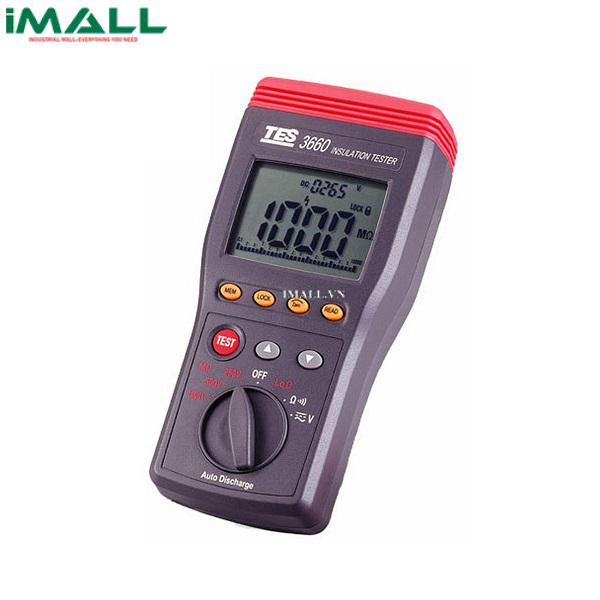 Máy kiểm tra cách điện TES-3660 (1000V/10GΩ)