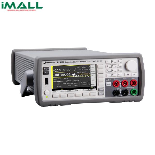 Máy kiểm tra nguồn SMU KEYSIGHT B2911A (1 ch, 10 fA, 210V, 3A DC/10.5A Pulse)