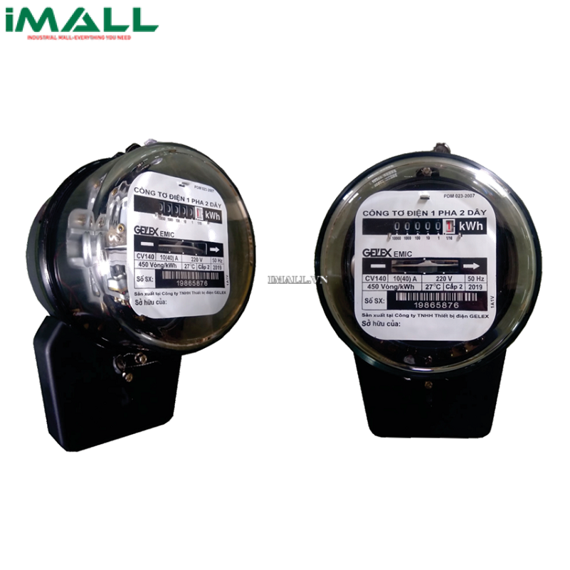 Công tơ điện 1 pha cơ khí EMIC CV 20(80)A