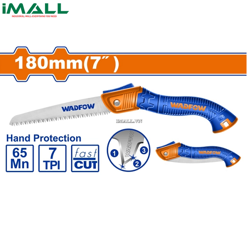 Cưa cắt cành gấp gọn 180mm(7") Wadfow WHW4607