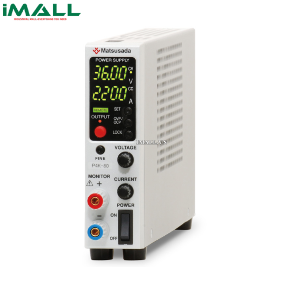 Nguồn DC Matsusada R4K-80H (320V, 0.5A, 80W)