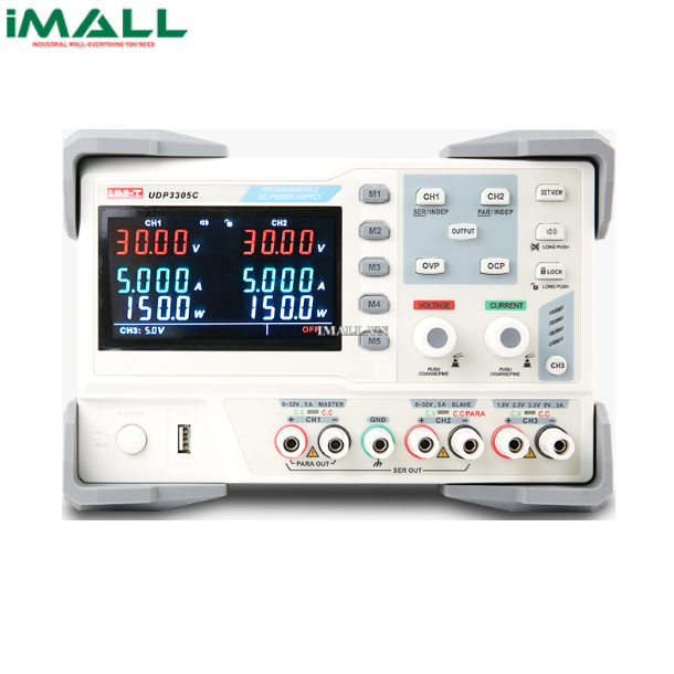 Nguồn DC tuyến tính UNI-T UDP3305C (3CH, 30V, 5A)