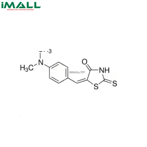 Hóa chất 5-(4-Dimethylaminobenzylidene)-rhodanine GR để phân tích (C₁₂H₁₂N₂OS₂, Chai thủy tinh 5 g) Merck 1030590005