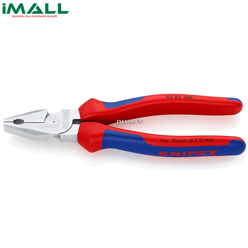 Kìm Đa Năng (63 HRC Dài 180mm, Mạ chrome) Knipex 02 05 180