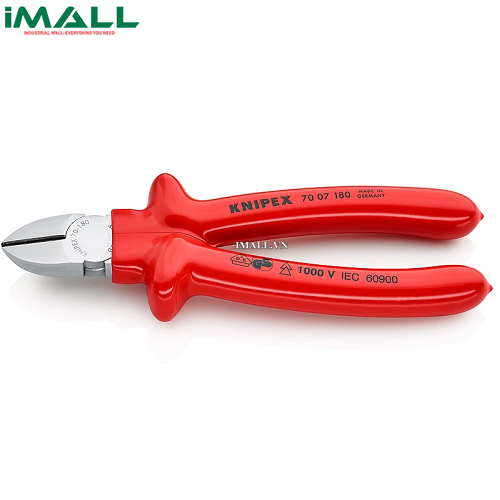 Kìm Cắt Thân Chéo (160mm Cắt Thép Lò Xo Ø 2.0 mm) Knipex 74 01 160