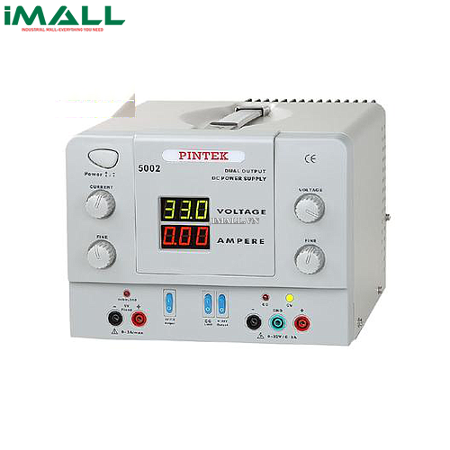 Nguồn một chiều DC Pintek PW-5002 ( 30V/3A, 5V/3A FIX, 1CH)