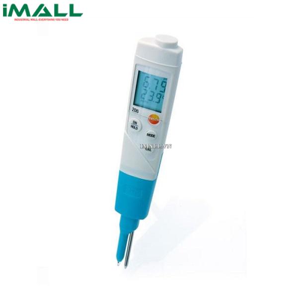 Máy đo PH, nhiệt độ TESTO 206 pH2 (0563 2062, 0 ~ 60 °C; 0~14 pH)