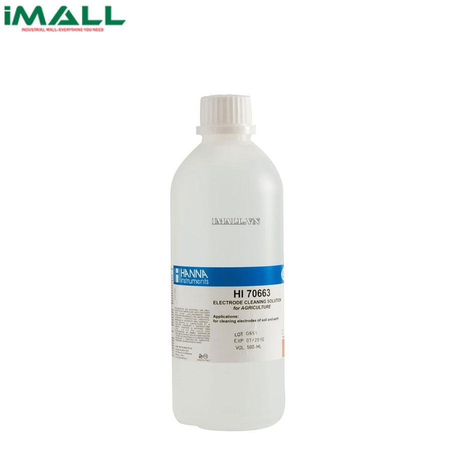 Dung Dịch Rửa Điện Cực Trong Đất Trồng (Nông Nghiệp) HANNA HI70663L (500 mL)