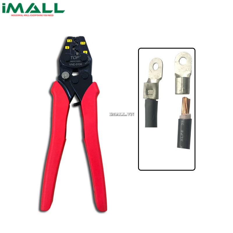 Kìm bấm cos trợ lực TOP VNE-0106 (JIS 1.25~5.5 / DIN 1.5~6 mm²)