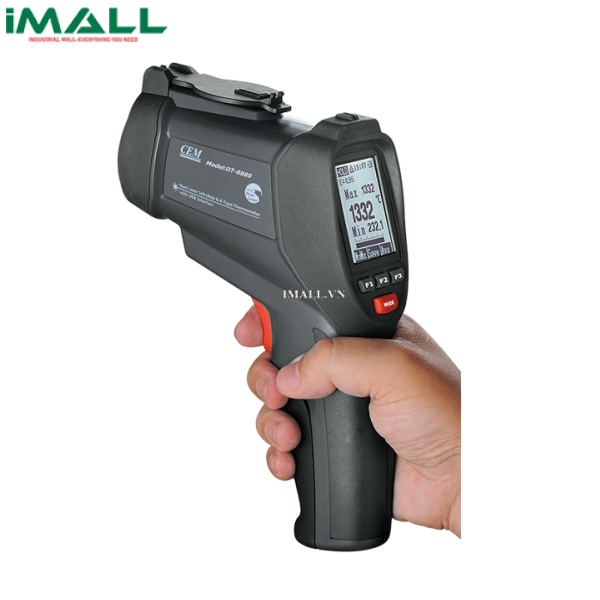 Máy đo nhiệt độ bằng hồng ngoại CEM DT-8878 (-50℃~1200℃, 50:1)