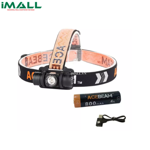 Đèn Pin Đội Đầu ACEBEAM H40 (ACEH40XPLF, LED CREE XP-L HD, 1050 Lm, 117m, kèm pin 14500)
