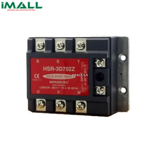 Rơ le bán dẫn Hanyoung nux HSR-3D702Z (4 – 32VDC, 70A, 3 Pha)
