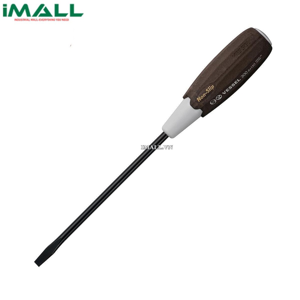 Tô vít 2 cạnh cán gỗ chống trượt Vessel 300 (6x150)