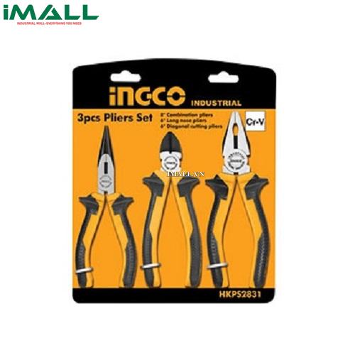 Bộ 3 kìm cắt, kìm điện, kìm mũi nhọn INGCO HKPS2831