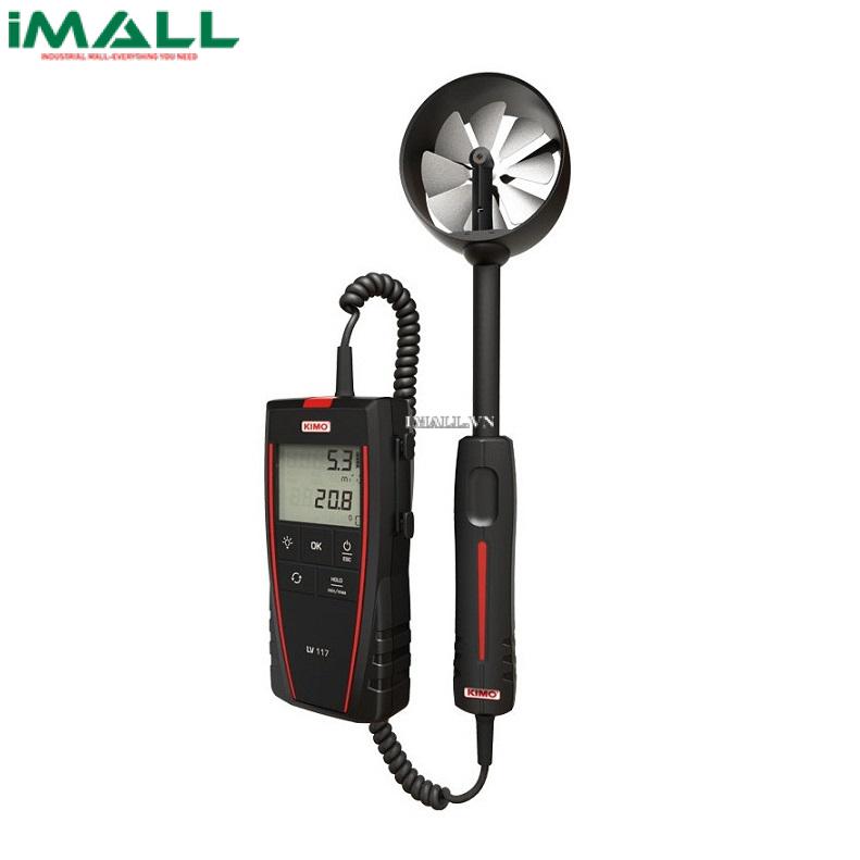 Máy đo tốc độ, lưu lượng gió và nhiệt độ KIMO LV117 (0.4~35 m/s, -20~+80°C)