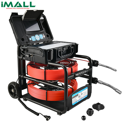 Camera nội soi đường ống (Cáp dài 40m, Φ14mm: 648x488 Pixel; Φ23mm: AHD 1920*1080) TvbTech 3499FB-Dual 3499FB-Dual Red & Red (40m)