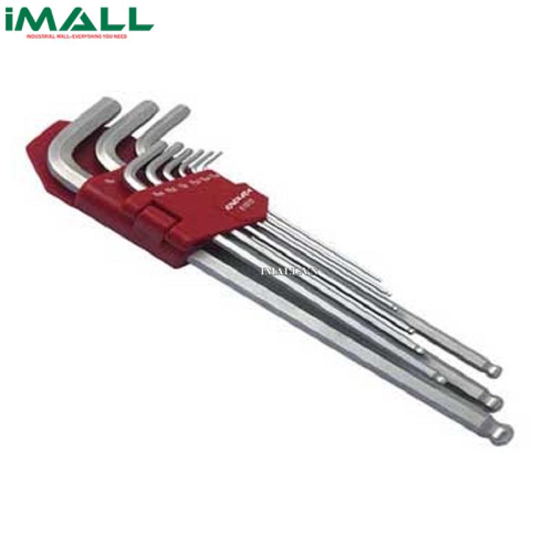 Bộ lục giác bi 9 chi tiết hệ inch ENDURA E1572