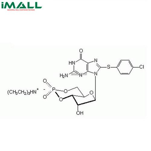 Hóa chất Guanosine-3ʹ-5ʹ-cyclic Monophosphate, 8-(4-Chlorophenylthio)-, Triethylammonium Salt (C₁₆H₁₄ClN₅O₇PS · (CH₃CH₂)₃NH, 25 µmol) Merck 370665-25UMOL US1370665-25UMOL